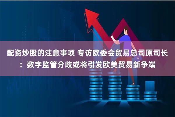 配资炒股的注意事项 专访欧委会贸易总司原司长：数字监管分歧或将引发欧美贸易新争端